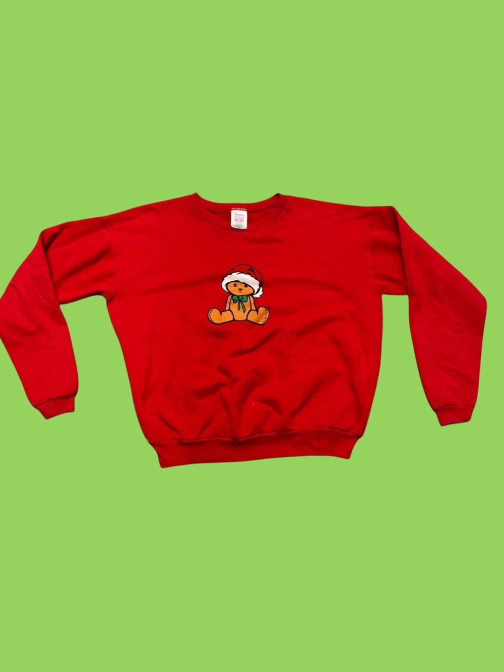 Vintage 90s Christmas Teddy Bear Shirt